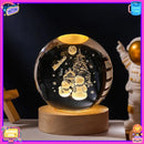 NOVO Natal Aniversário Gifts6 Crystal Ball Planet Night Light Laser Solar System Globe Astronomy Festival GiftsDesktopDecoration