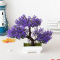 Plantas Artificiais Decorativas, Bonsai em Vaso, Pequena Árvore Falsa, Enfeites para Jardim Zen, Decoração de Mesa para Casa e Quarto