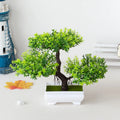Plantas Artificiais Decorativas, Bonsai em Vaso, Pequena Árvore Falsa, Enfeites para Jardim Zen, Decoração de Mesa para Casa e Quarto