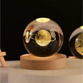 NOVO Natal Aniversário Gifts6 Crystal Ball Planet Night Light Laser Solar System Globe Astronomy Festival GiftsDesktopDecoration
