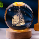 NOVO Natal Aniversário Gifts6 Crystal Ball Planet Night Light Laser Solar System Globe Astronomy Festival GiftsDesktopDecoration