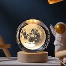NOVO Natal Aniversário Gifts6 Crystal Ball Planet Night Light Laser Solar System Globe Astronomy Festival GiftsDesktopDecoration
