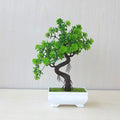 Plantas Artificiais Decorativas, Bonsai em Vaso, Pequena Árvore Falsa, Enfeites para Jardim Zen, Decoração de Mesa para Casa e Quarto