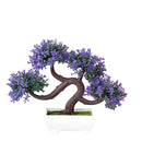 Plantas Artificiais Decorativas, Bonsai em Vaso, Pequena Árvore Falsa, Enfeites para Jardim Zen, Decoração de Mesa para Casa e Quarto