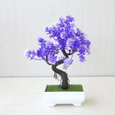 Plantas Artificiais Decorativas, Bonsai em Vaso, Pequena Árvore Falsa, Enfeites para Jardim Zen, Decoração de Mesa para Casa e Quarto