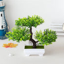 Plantas Artificiais Decorativas, Bonsai em Vaso, Pequena Árvore Falsa, Enfeites para Jardim Zen, Decoração de Mesa para Casa e Quarto